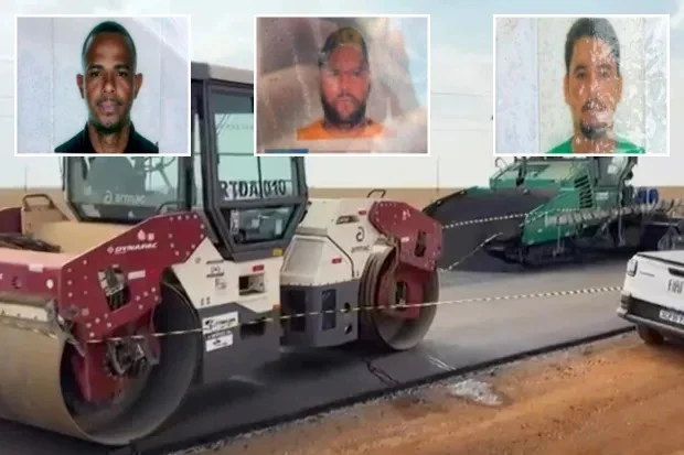 Hiện trường vụ xe lu lao vào nhóm công nhân, 3 người tử vong