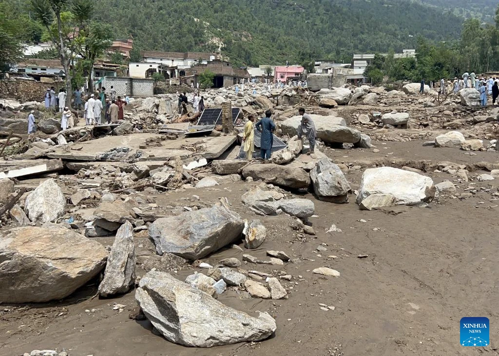 Cảnh tan hoang sau trận lũ quét kinh hoàng ở Pakistan