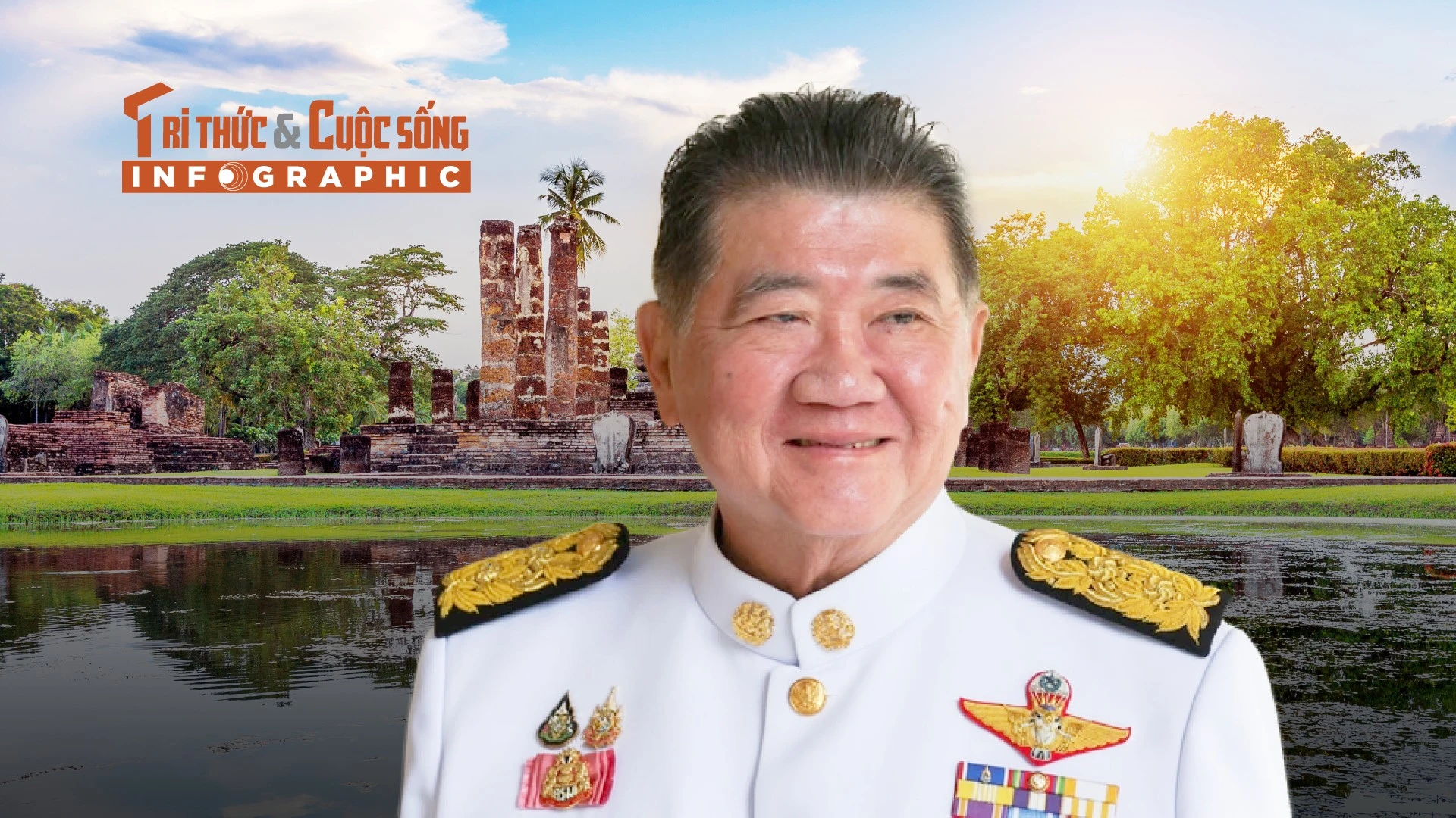 [INFOGRAPHIC] Chân dung Thủ tướng lâm thời Thái Lan Phumtham Wechayachai