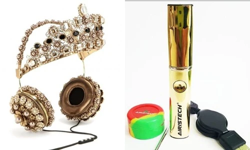 Choáng váng với loạt phụ kiện công nghệ dát vàng sang chảnh 