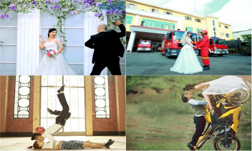 Những bộ ảnh cưới “độc dị” gây sốt mạng năm 2014