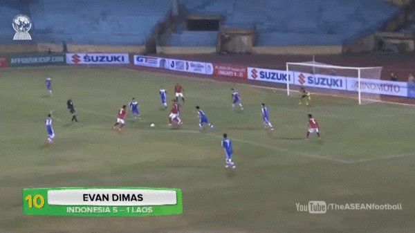 Evan Dimas (Indonesia): Dù đã có chiến thắng 5-1 trước Lào, nhưng bàn thắng đẹp của Evan Dimas cũng không thể giúp Indonesia có tấm vé đi tiếp vào vòng trong.
