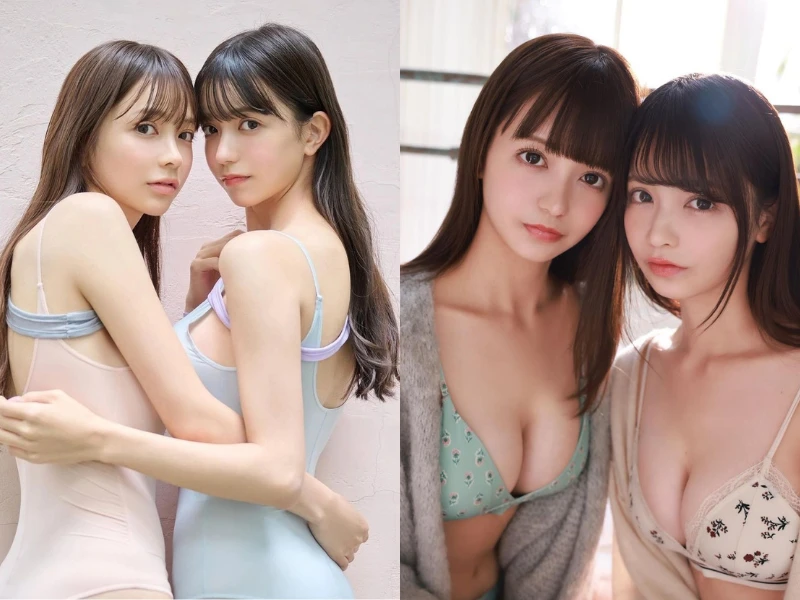 Vẻ ngoài xinh đẹp, quyến rũ của cặp song sinh bị nhầm là AI