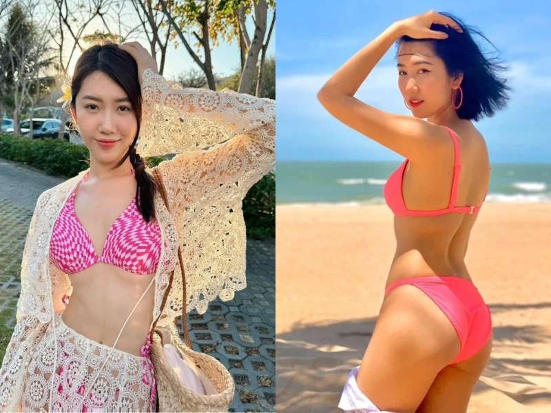 Không còn hình tượng ngoan hiền, Thúy Ngân đốt mắt với body cực cháy