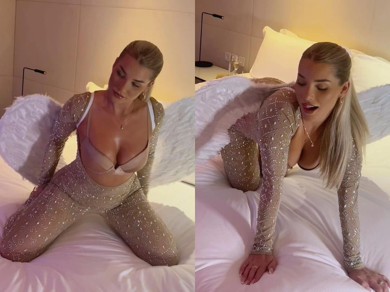 Mỹ nhân làng túc cầu Madelene Wright đốt mắt fan với loạt ảnh táo bạo