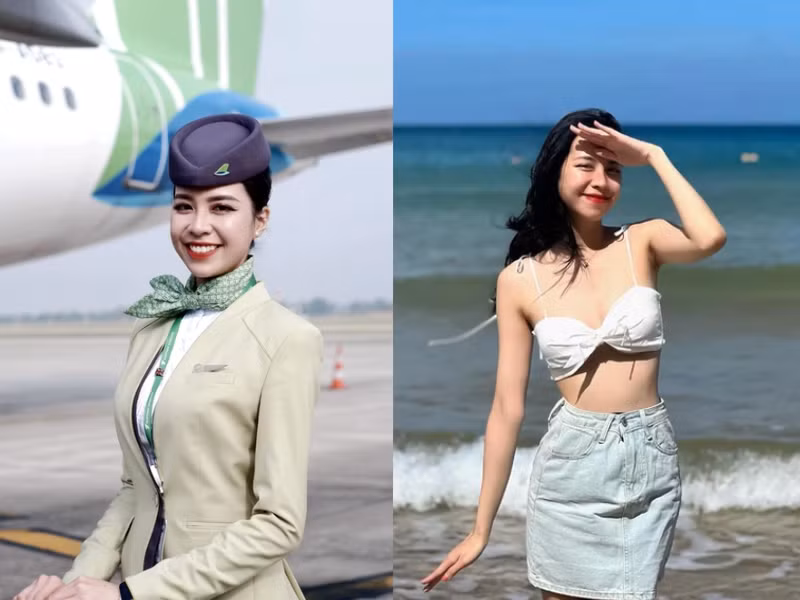 Vóc dáng nuột nà của cô tiếp viên trưởng trẻ nhất hãng bay
