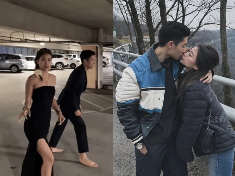 VĐV Phạm Như Phương có hành động lạ cùng bạn trai dưới hầm xe 