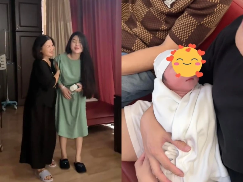 Chu Thanh Huyền lộ diện sau sinh, thái độ mẹ chồng thế nào?