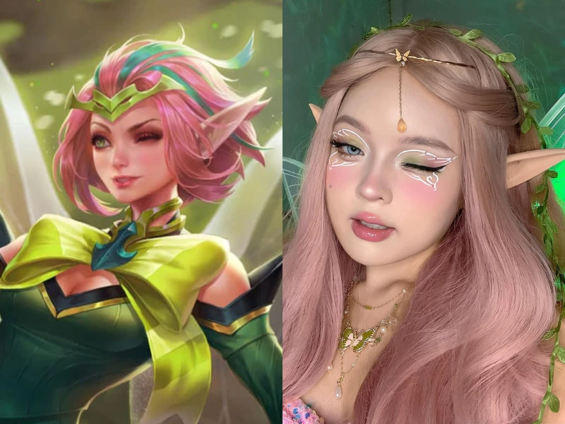 Hóa thân thành vị tướng nữ liên quân, gái xinh khiến fan mê đắm