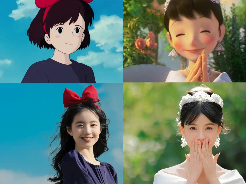 Netizen thích thú với khung cảnh hoạt hình phiên bản đời thực