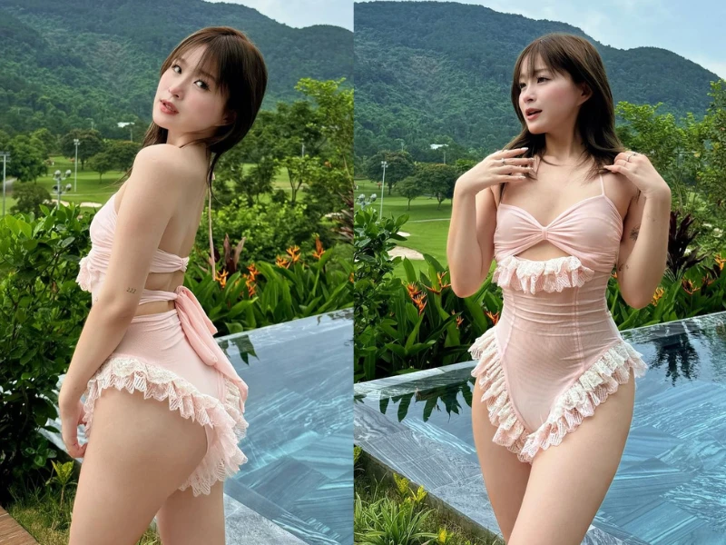 Hot TikToker là “cô vợ quốc dân” diện bikini khoe body cực cháy