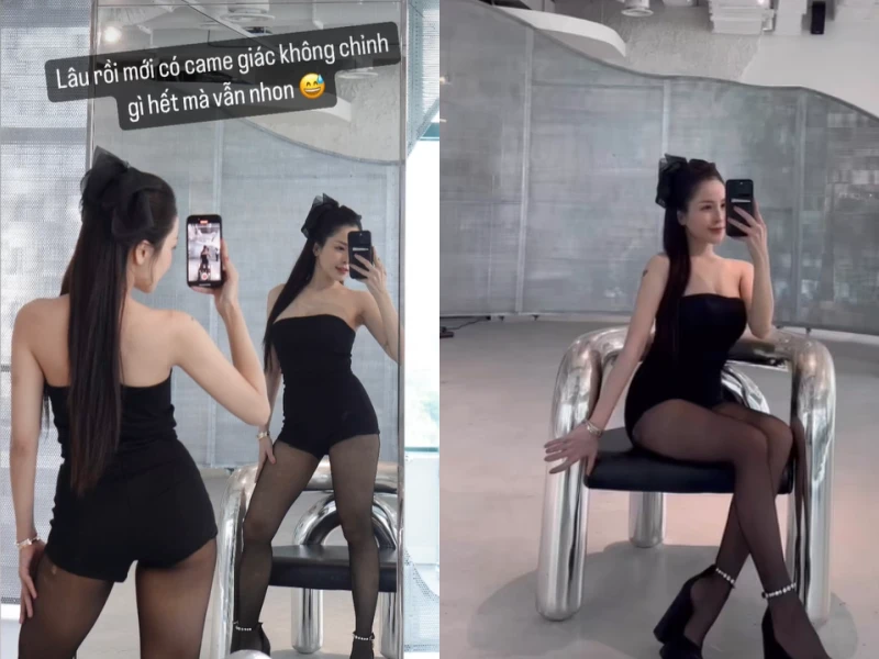 Lâu lâu mới tái xuất, hot girl Trâm Anh khoe tự nhận body “ngon“