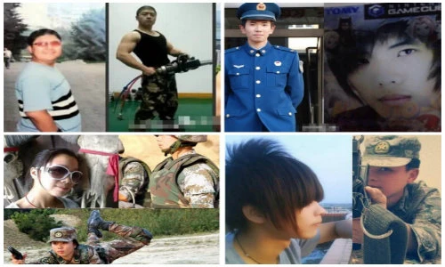 Sốt loạt ảnh các thanh niên trước và sau nhập ngũ