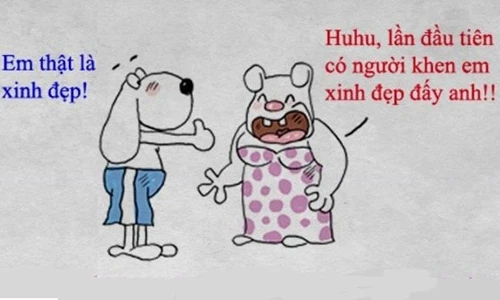 Bộ tranh ảo tưởng của con gái khi yêu