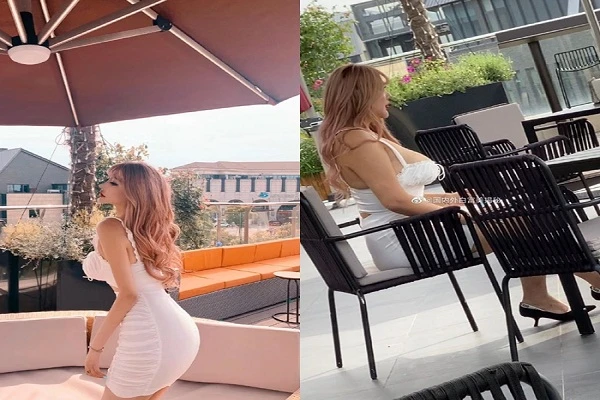 Người mẫu triệu fan Trung Quốc hiện nguyên hình qua ảnh chụp lén