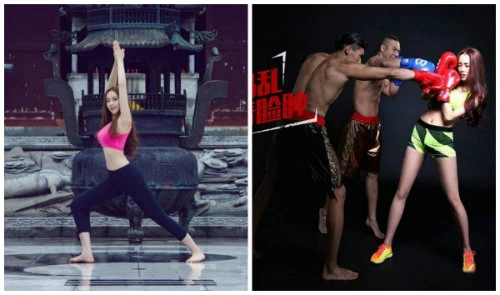 Hoa khôi thể dục lại tung ảnh boxing gây tranh cãi