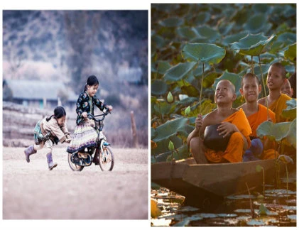 Bộ ảnh trẻ em VN và thế giới chơi đùa gây sốt