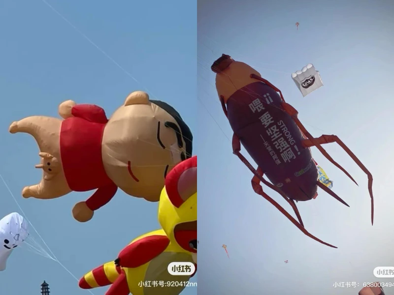 Kỳ lạ lễ hội ở Trung Quốc: gián, rết, Diêm Vương đều thành diều