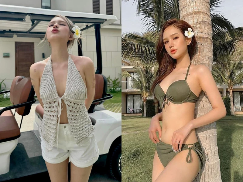 Xoài non diện đồ mỏng manh thả dáng “căng đét” chào hè