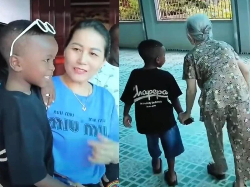 Tan chảy trước khoảnh khắc Lôi con gặp mẹ và bà Quang Linh