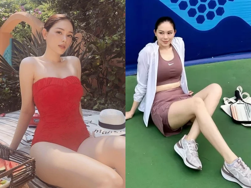 "Nàng dâu hào môn" Linh Rin khoe dáng đỉnh cao sau sinh em bé