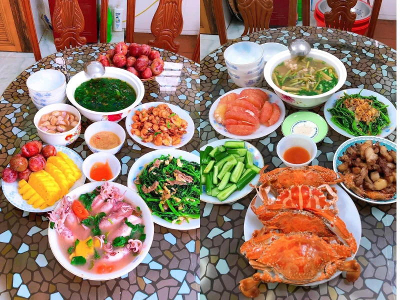 Loạt mâm cơm ngày hè của người dân miền biển có gì đặc biệt?