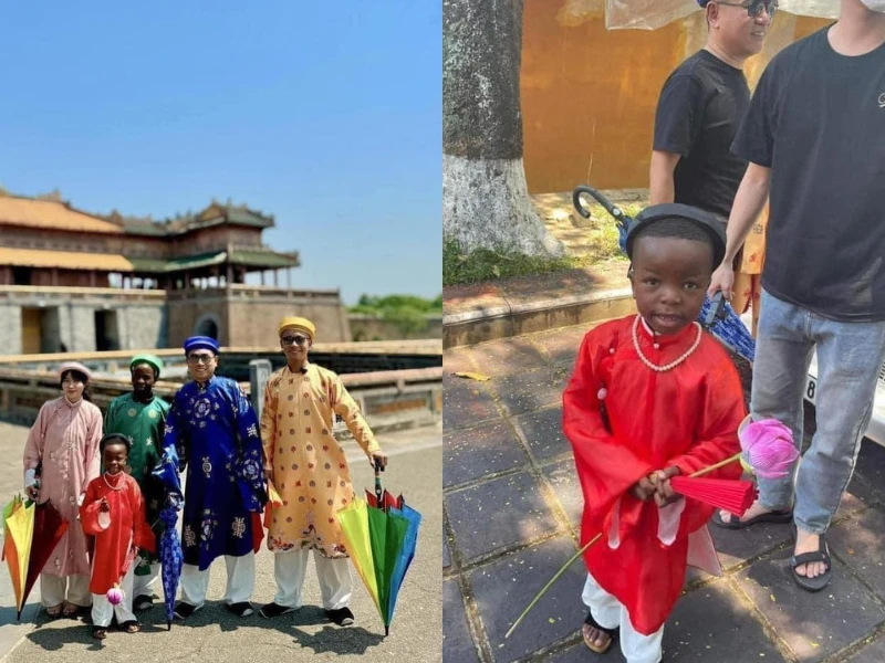 Lôi con mặc áo dài, được Quang Linh đưa du lịch khắp Việt Nam