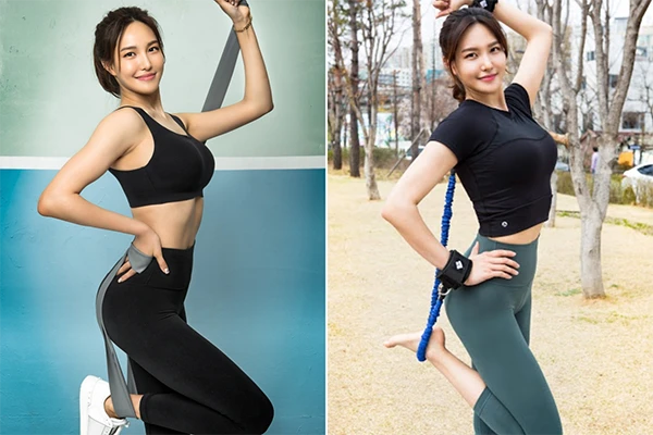 Nhờ giảm cân gái xinh Hàn Quốc khoe vòng eo siêu thực với cơ bụng cuộn múi