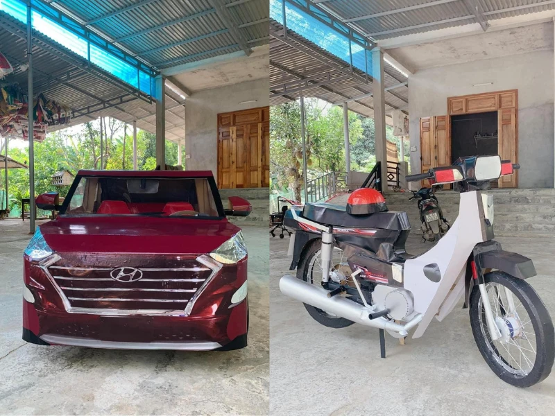Chàng trai Quảng Trị làm đồ mã “cực chất”, trần sao âm vậy
