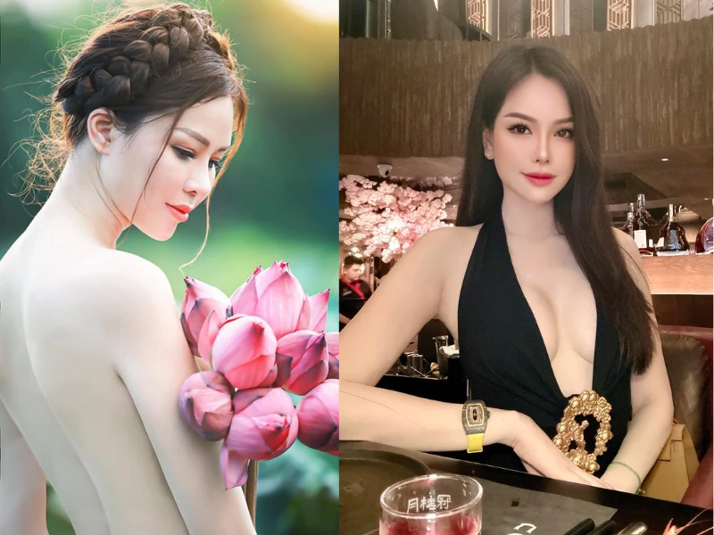 Con dâu tỷ phú Hoàng Kiều diện váy khoét sâu, body cực phẩm