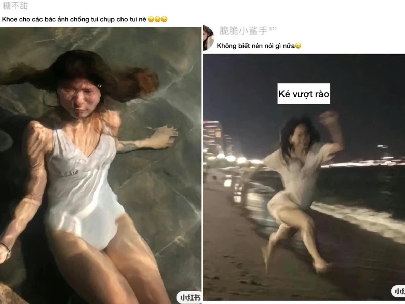 Bất lực trước những tấm hình các anh chàng chụp cho người yêu