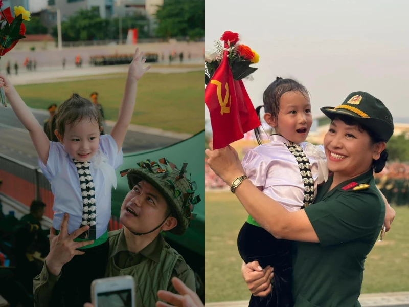 Em bé Điện Biên hăng say luyện tập mừng ngại đại lễ gây bão mạng