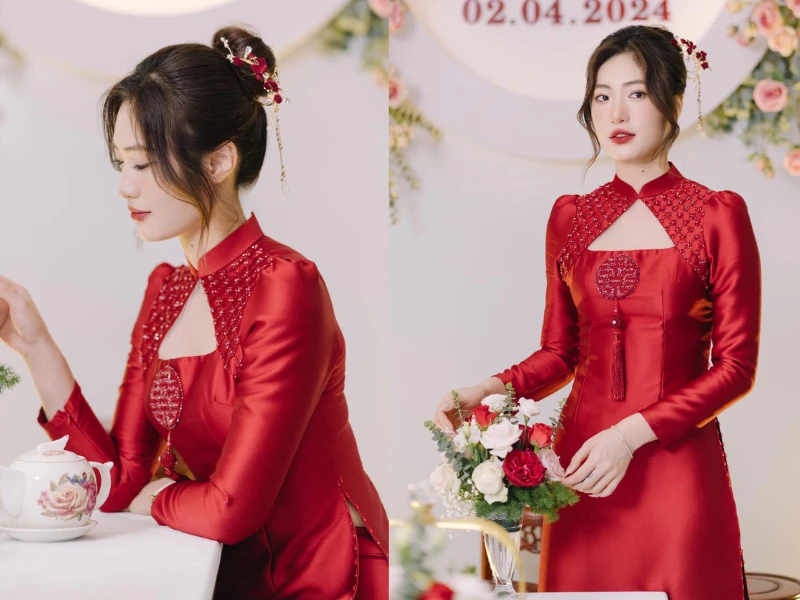 Hoa khôi bóng chuyền tung ảnh ăn hỏi, anh em tiếc ngẩn ngơ