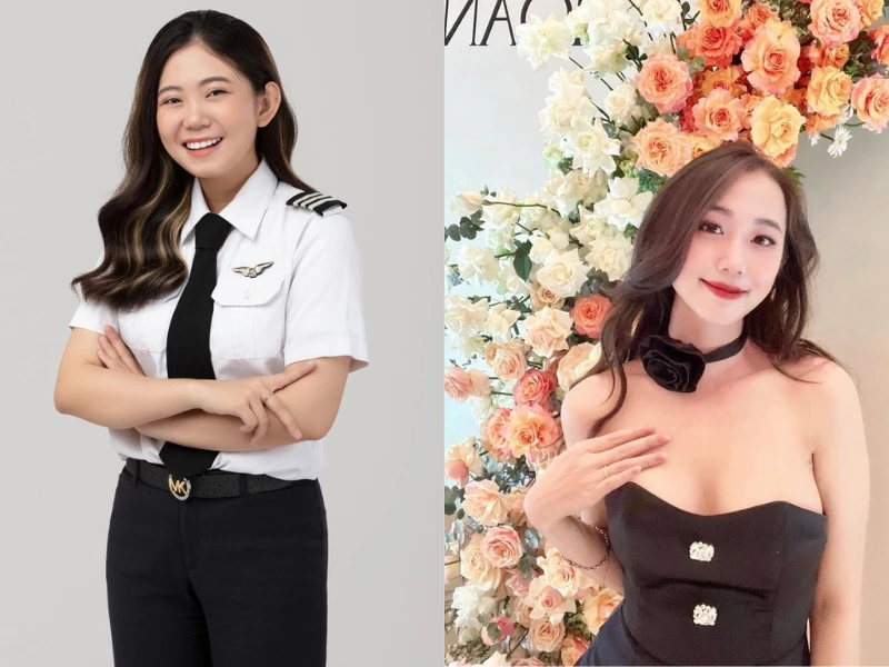 2 nữ cơ phó giao diện xinh như hoa, lúc làm việc "cực chiến"