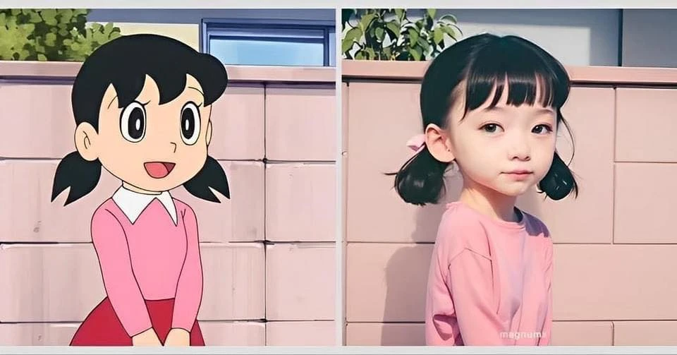 Dan mạng thích thú với nhân vật hoạt hình Doraemon phiên bản AI