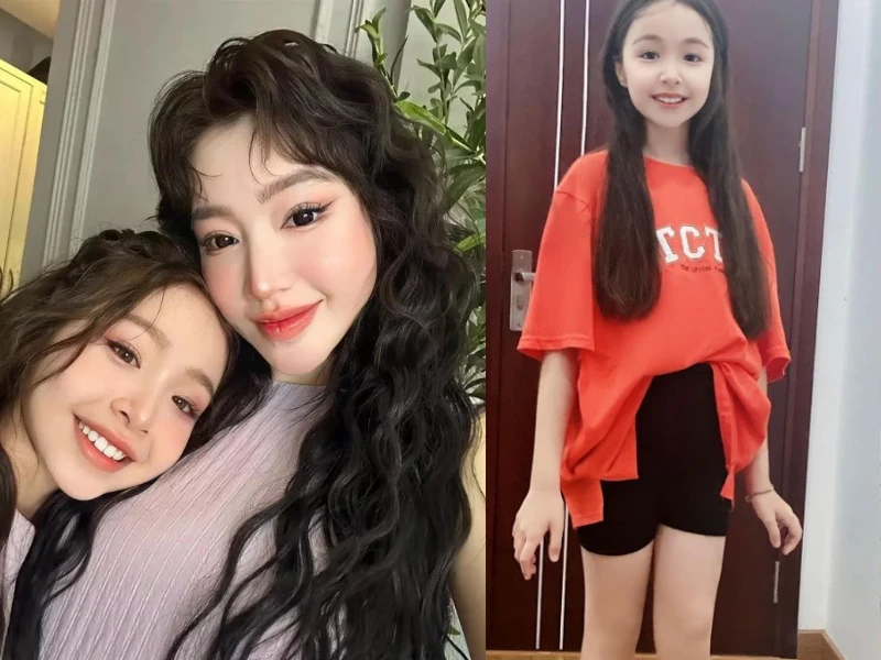 Nhan sắc cực phẩm của con gái Elly Trần, 10 tuổi đã cao 1m7