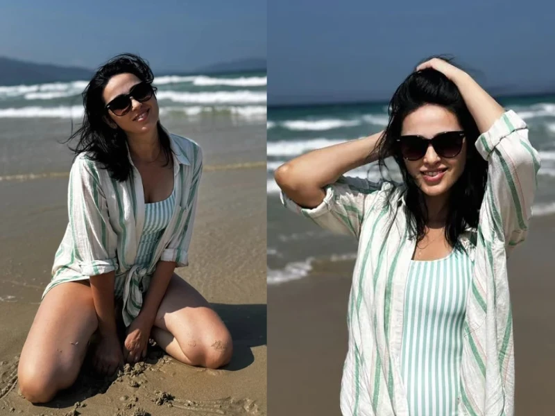 Mẹ vợ của Bùi Tiến Dũng diện bikini, khoe chân dài miên man