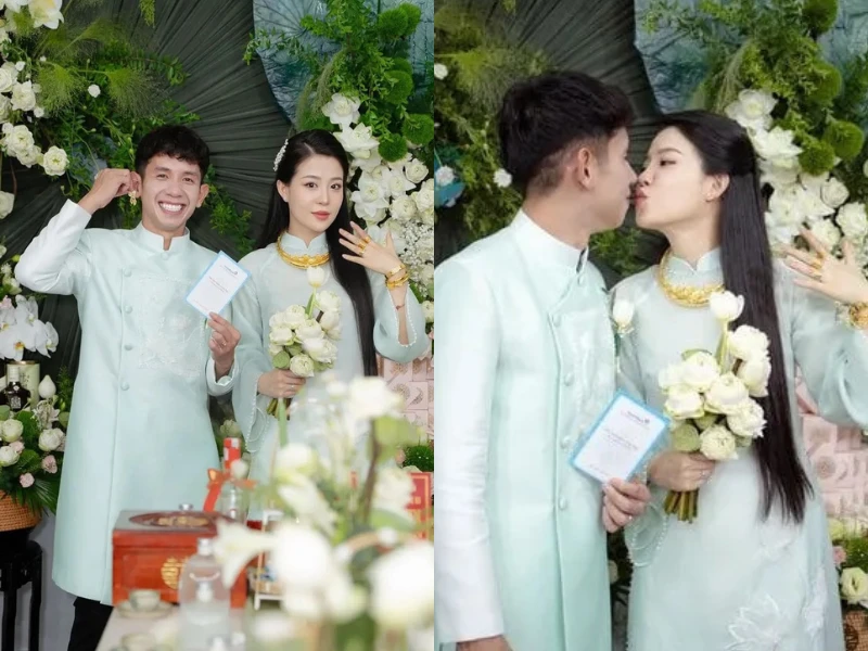 Hồng Duy “cười tận mang tai” khi rước tiểu thư Gia Lai về dinh