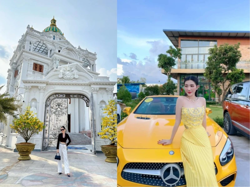 Nữ đại gia Cần Thơ đam mê xe xịn, ở lâu đài nguy nga