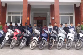 Phá nhanh ổ nhóm trộm xe máy ở Nghệ An, bắt giữ nhiều đối tượng