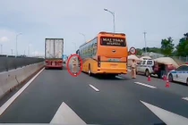 CSGT nói lý do xuất hiện trên cao tốc Vĩnh Hảo - Phan Thiết