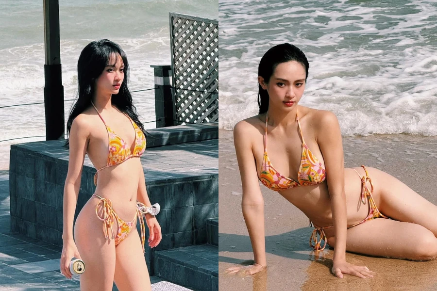 Loạt ảnh diện bikini đẹp gây mê của "mỹ nhân Điện Biên" 