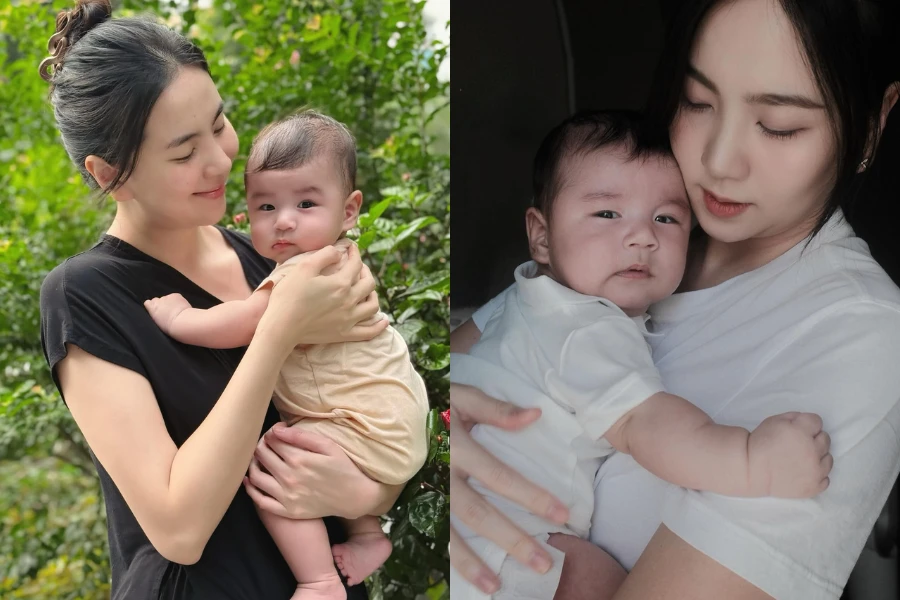MC Mai Ngọc chia sẻ khoảnh khắc là “mẹ bỉm sữa hạnh phúc” bên con trai