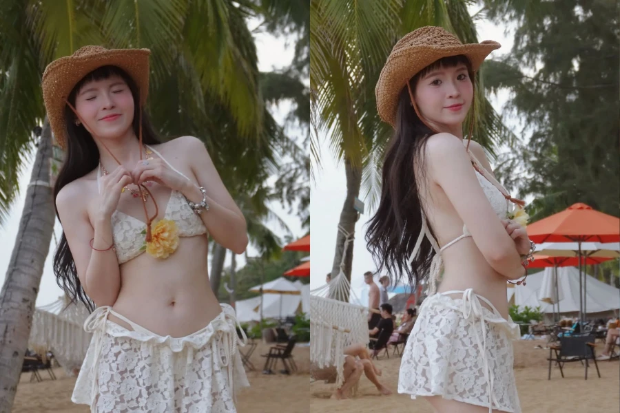 Thúy Kiều FAPTV chào tạm biệt hè với loạt ảnh bikini ấn tượng