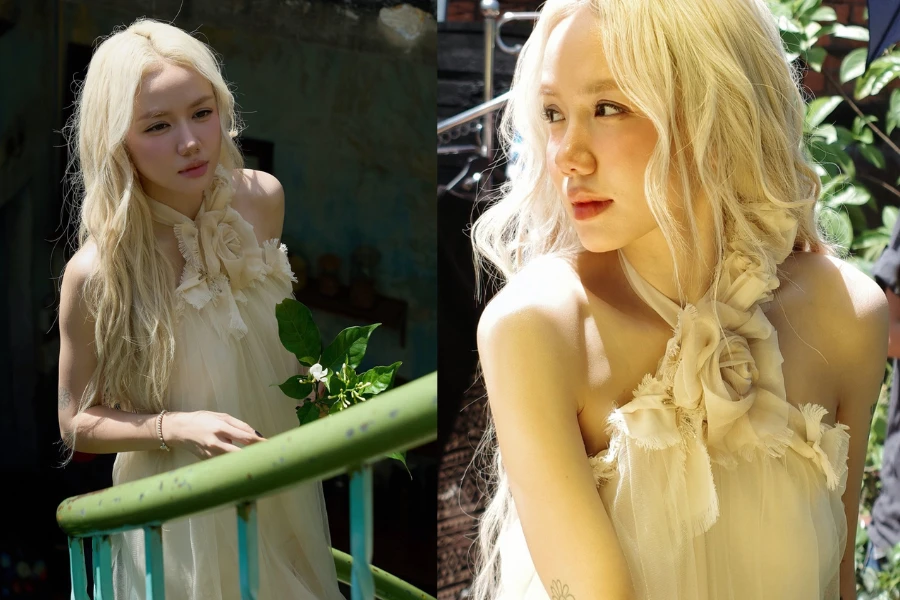 Phương Ly tuyệt đối điện ảnh với giao diện "bông hoa nhài"