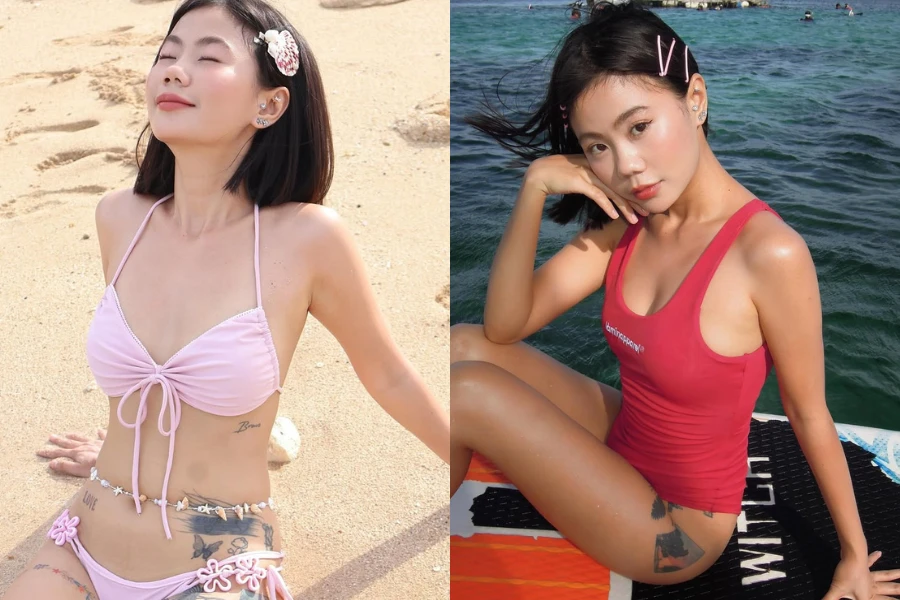 Bộ sưu tập bikini đi biển của hot girl “Bé mèo nhỏ mít ướt”