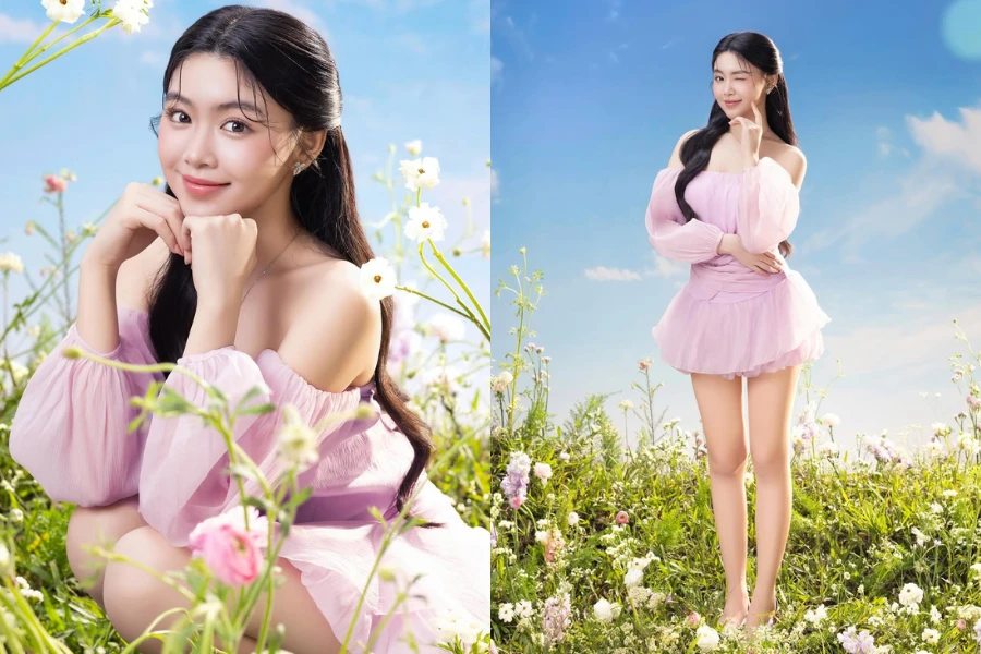 Con gái Quyền Linh ngày càng "trổ sắc" như nàng thơ cổ tích