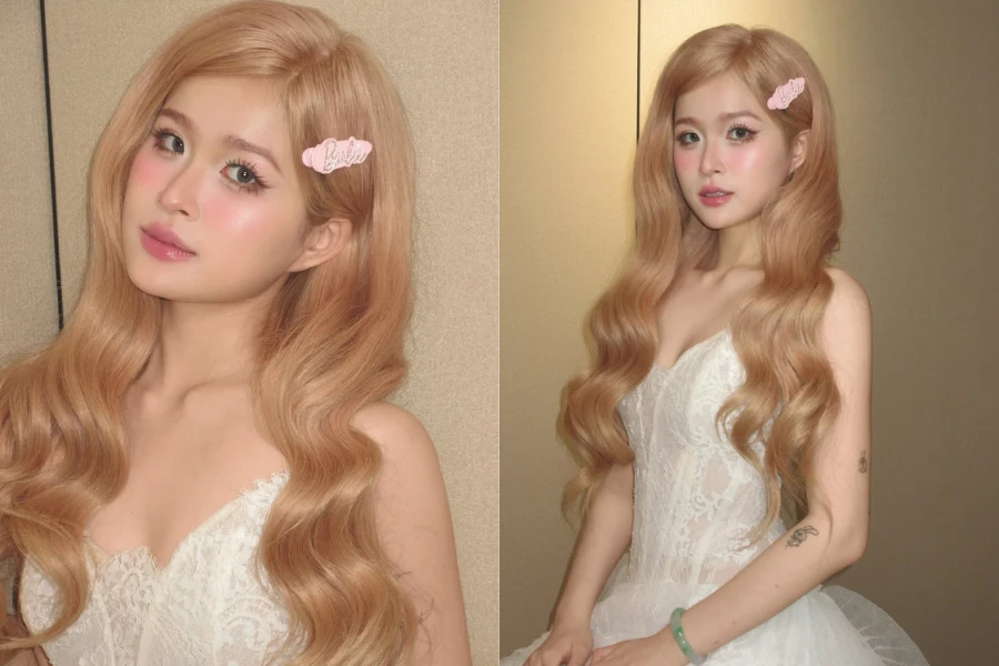 "Vợ quốc dân" Chao đốn tim fan với giao diện búp bê sống