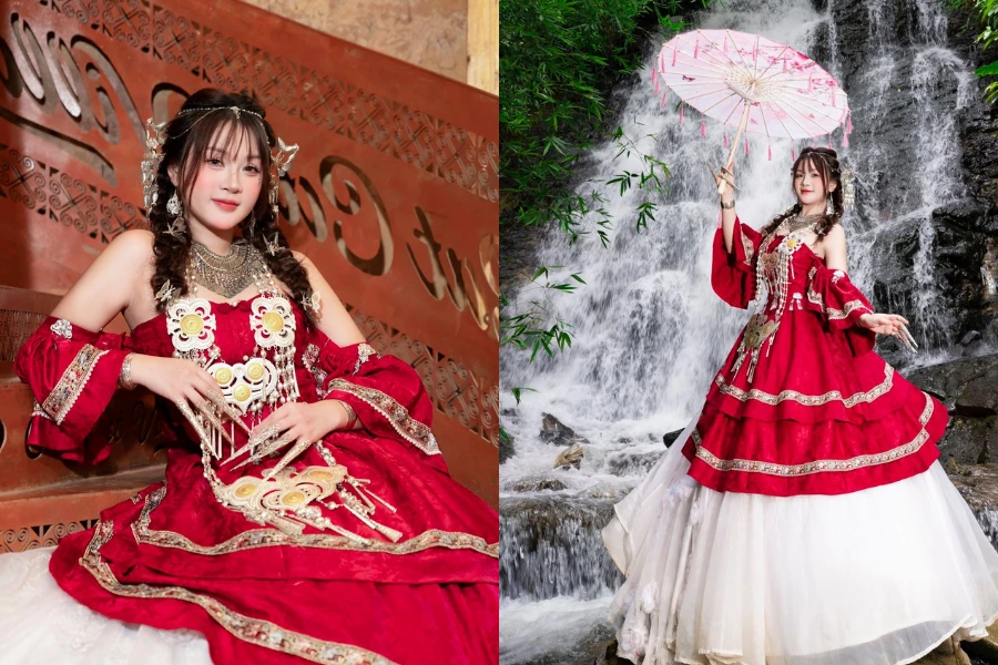 Nữ streamer hóa thân thành 'gái bản' khiến fan xuýt xoa