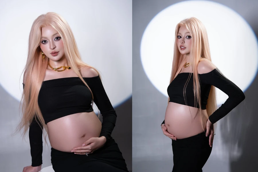 “Hot girl trứng rán” khoe giao diện sắc sảo trong bộ ảnh bầu mới 